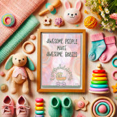 親かわいい素晴らしベビーインスピレーションカード カード