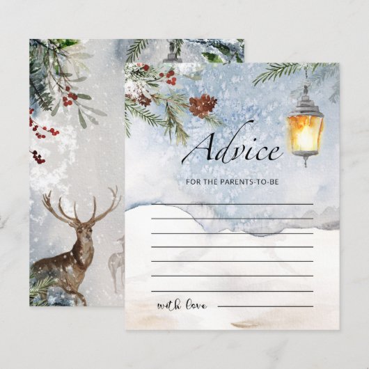 親がカードになるアドバイス (正面/裏面)