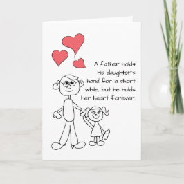 親が娘の手を取る カード