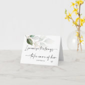 親が嫁に行く気にとは親結婚が カード (黄色い花)