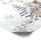 親が封救済筒に忙し住所を書く ポスター (角)