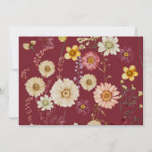 親が素朴いるブルゴーニュ山花アドバイス サンキューカード (裏面)