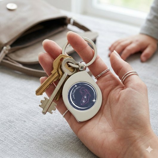 親しい人生の母親とベビーの渦巻きを愛する キーホルダー