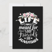 親しい友達と冒険 招待状 (正面)