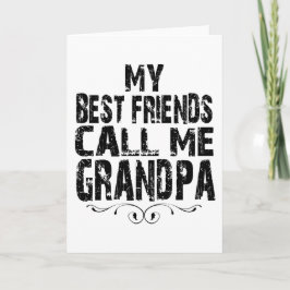 親しい友達はじいちゃんと呼ぶ 自慢の祖父 カード