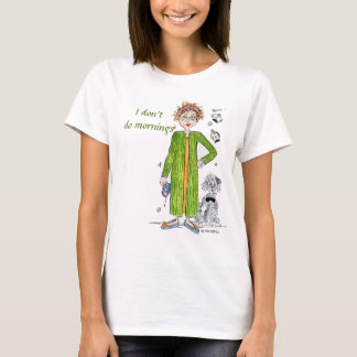 親しみのあることわざ・イ・ドン・ドン・ドン・ド・ドン・モーニングズ・カリカチャT-S Tシャツ