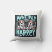 親しみのこもった幸せ クッション (裏面)