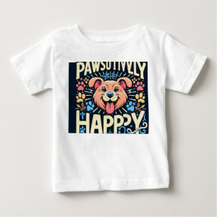 親しみのこもった幸せ ベビーTシャツ