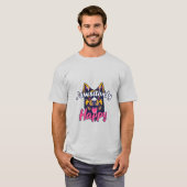 親しみのこもった幸せ Tシャツ (正面フル)