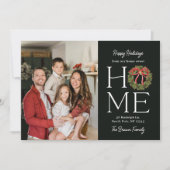 親しみやすいグリーティングホリデーカード引越しのお知らせ シーズンカード (正面)