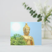 親しみやすい座禅の仏像 ポストカード (スタンド正面)