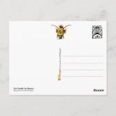 親しみやすい海の怪物 ポストカード (裏面)