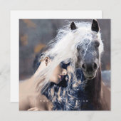 親しみ - カード、招待状、発表 招待状 (正面/裏面)