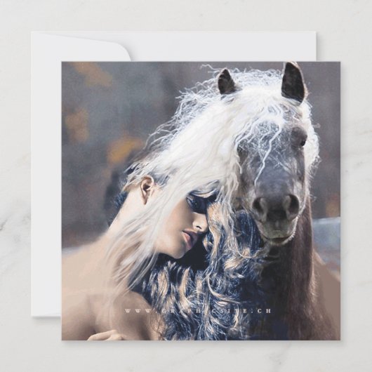 親しみ - カード、招待、発表 招待状 (正面)