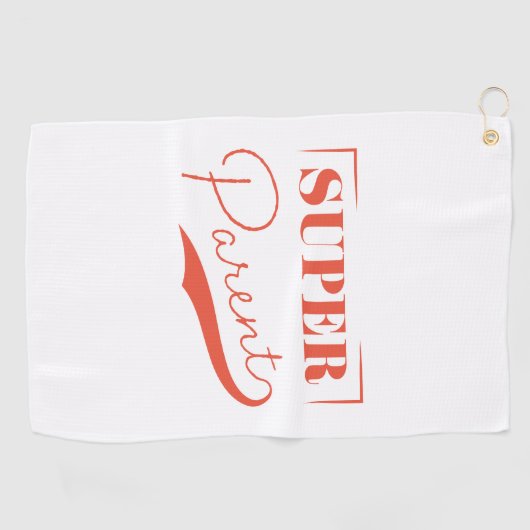 親すごい ゴルフタオル (横)