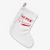 親すごい スモールクリスマスストッキング (正面 (吊り時))