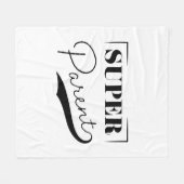 親すごい フリースブランケット (正面(横))