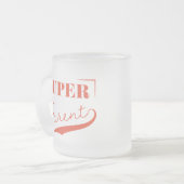 親すごい フロストグラスマグカップ (正面左)