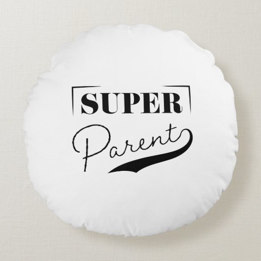 親すごい ラウンドクッション (正面)