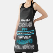 親だけが知る暗号だ エプロン (インサイチュ)