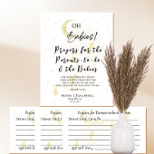 親とベビーのペデスタルサインの祈りの言葉 台座サイン