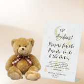 親とベビーのペデスタルサインの祈りの言葉 台座サイン