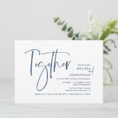 親と共に、結婚披露宴 招待状 (スタンド正面)