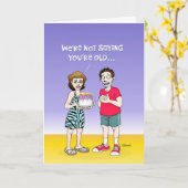 親になる誕生日 カード (黄色い花)