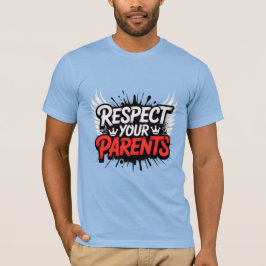 親に感謝 — 男性用インスピレーショナルTシャツ Tシャツ