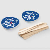 親のためにバイデン氏ハリスカスタム文字ブルー ハンドファン (組立なし)