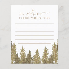 親のためのアドバイスウッドランド赤ちゃんシャワーゲーム