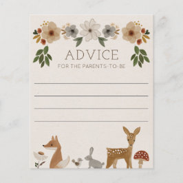 親のためのアドバイスウッドランド赤ちゃんシャワーゲーム