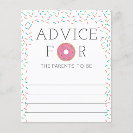 親のためのアドバイスドーナスベイビーシャワーゲーム