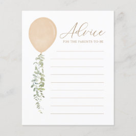 親のためのアドバイスバルーンベビーシャワーゲーム