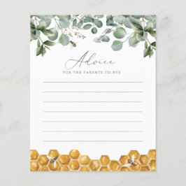 親のためのアドバイス蜂の緑の赤ちゃんシャワーゲーム