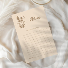 親のためのアドバイスBunny Light Beige Gender Reveal