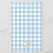 親のためのロッキングホース赤ちゃんシャワーアドバイス (裏面)