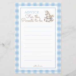 親のためのロッキングホース赤ちゃんシャワーアドバイス