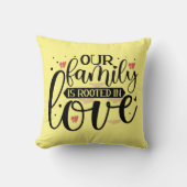 親のための心のこもった子供引用文のTシャツデザイン クッション (正面)