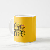 親のための心のこもった子引用文のTシャツデザイン コーヒーマグカップ (正面左)