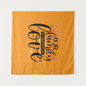 親のための心のこもった子引用文のTシャツデザイン タペストリー (正面(横))