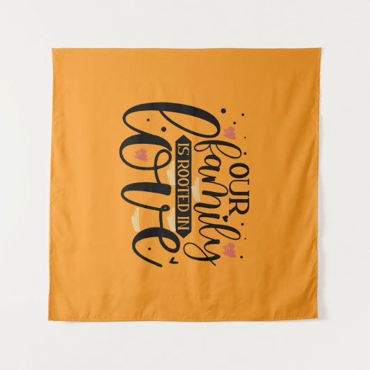 親のための心のこもった子引用文のTシャツデザイン タペストリー (正面(横))