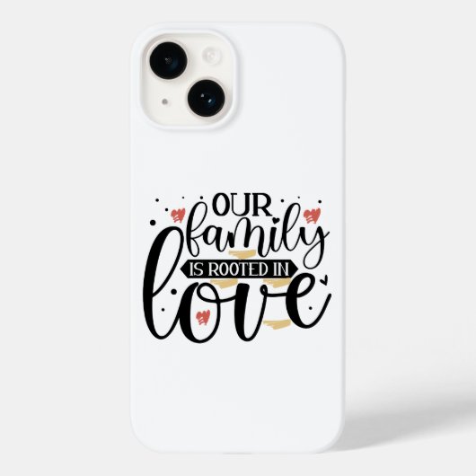 親のための心のこもった子引用文のTシャツデザイン Case-Mate iPhoneケース (裏面)