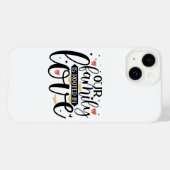 親のための心のこもった子引用文のTシャツデザイン Case-Mate iPhoneケース (裏面 (横))