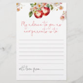 親のカードのための目のアドバイスのリンゴ (正面)