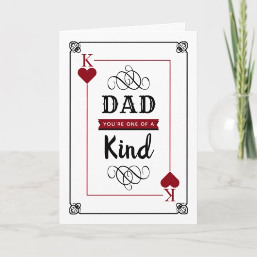 親のカード遊の父の日のテンディ カード (正面)