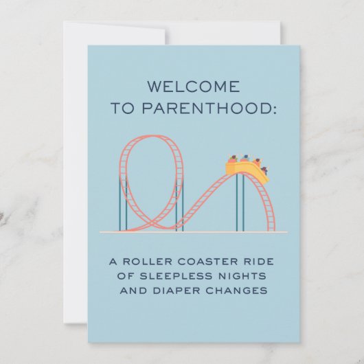 親のジェットコースターに乗ることへようこそ シーズンカード (正面)