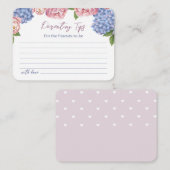 親のヒント付きエンクロージャカード。 エンクロージャーカード (正面/裏面)