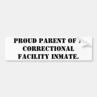 親のプライドのバンパーステッカー バンパーステッカー