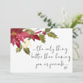 親の妊娠の明らかな明らかなベビー カード (スタンド正面)